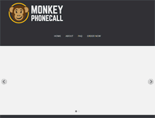 Tablet Screenshot of monkeyphonecall.com